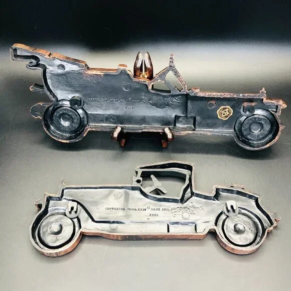 1974 Dart Ind. Antique Car Wall Plaques PAIR Vintage Coppercraft Wall Decor - Picture 3 of 10